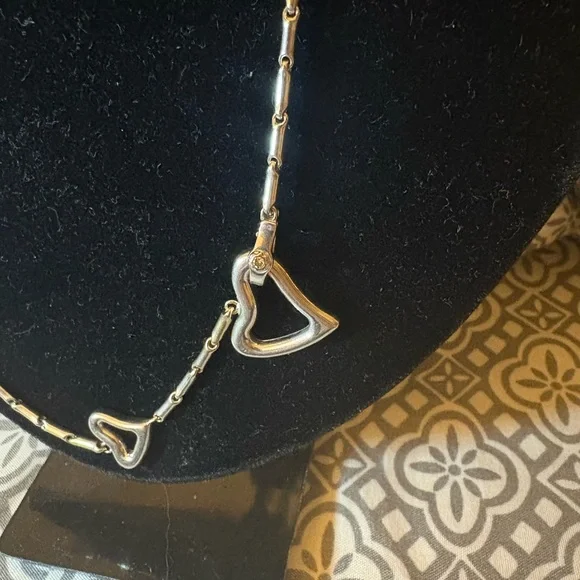 Elegant CHIMENTO 18k White Gold Heart Necklace - Picture 3 of 13